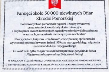 Narodowy Dzień Pamięci Ofiar Niemieckiej Zbrodni Pomorskiej – 2 października 2025
